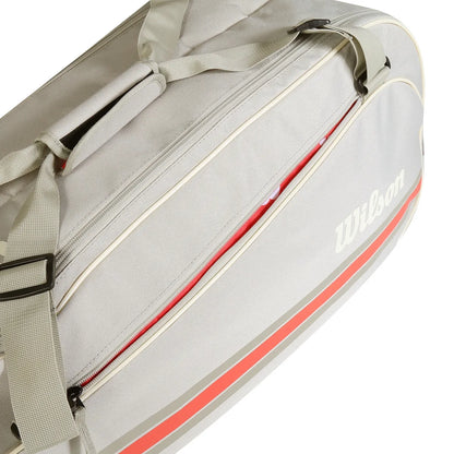 Wilson Team 6PK Tennis Racket Bag - Oats