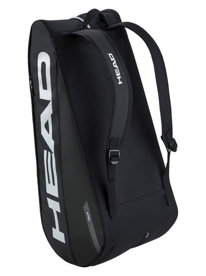 Head Tour L Tennis Racket Bag - Black/White