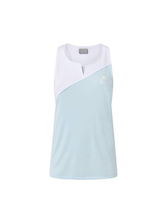 Head Spirit Tank Top Girl - Light Blue /White