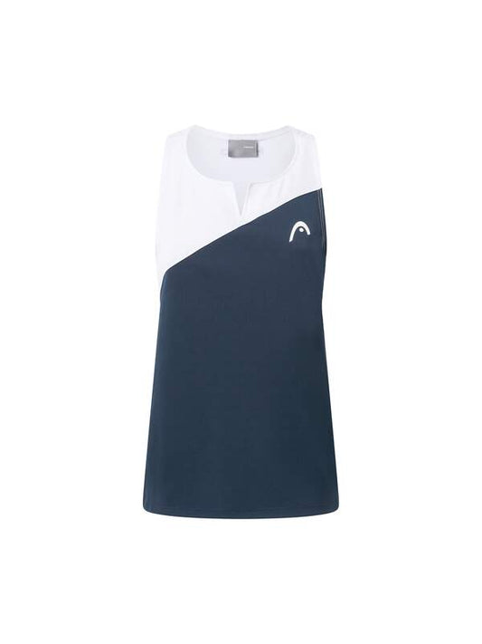 Head Spirit Tank Top Girl - Navy/White