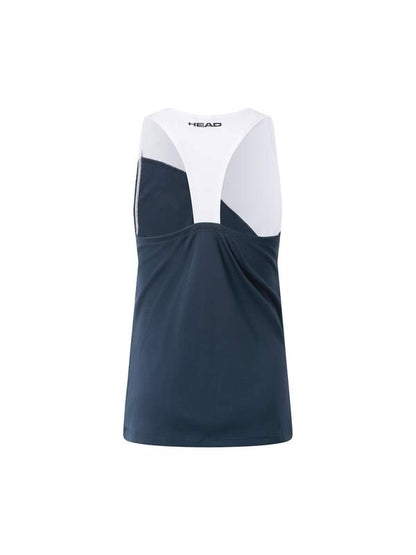 Head Spirit Tank Top Girl - Navy/White