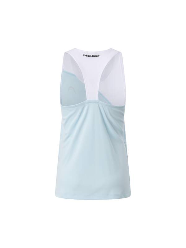 Head Spirit Tank Top Girl - Light Blue /White