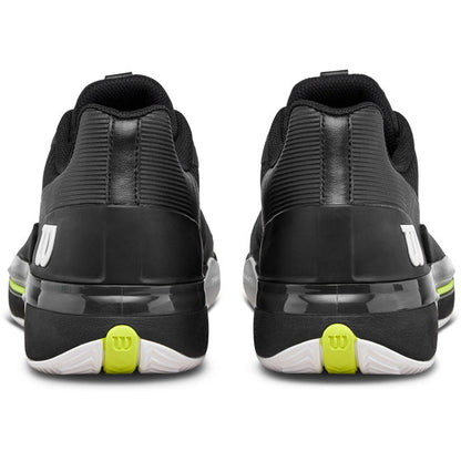 Zapatillas de Tenis Hombre Wilson Rush Tour 5 Tierra Batida - Negro/Blanco/Amarillo