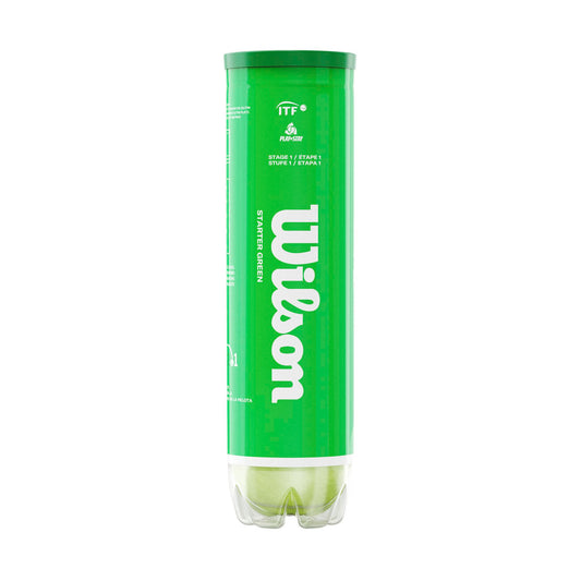 Pelota de tenis Wilson Starter Play Green - Tubo de 4 pelotas