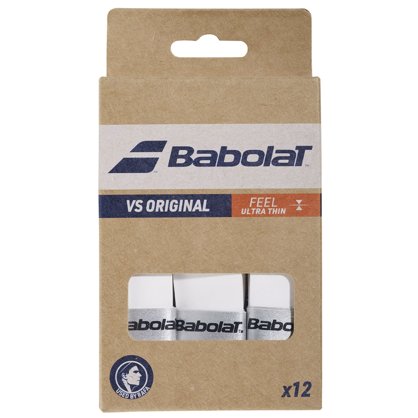 Babolat VS Original 2.0 Overgrip - 12-Pack - White