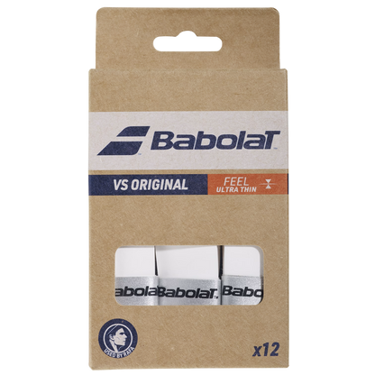 Babolat VS Original 2.0 Overgrip - 12-Pack - White