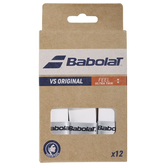 Babolat VS Original 2.0 Overgrip - 12-Pack - White