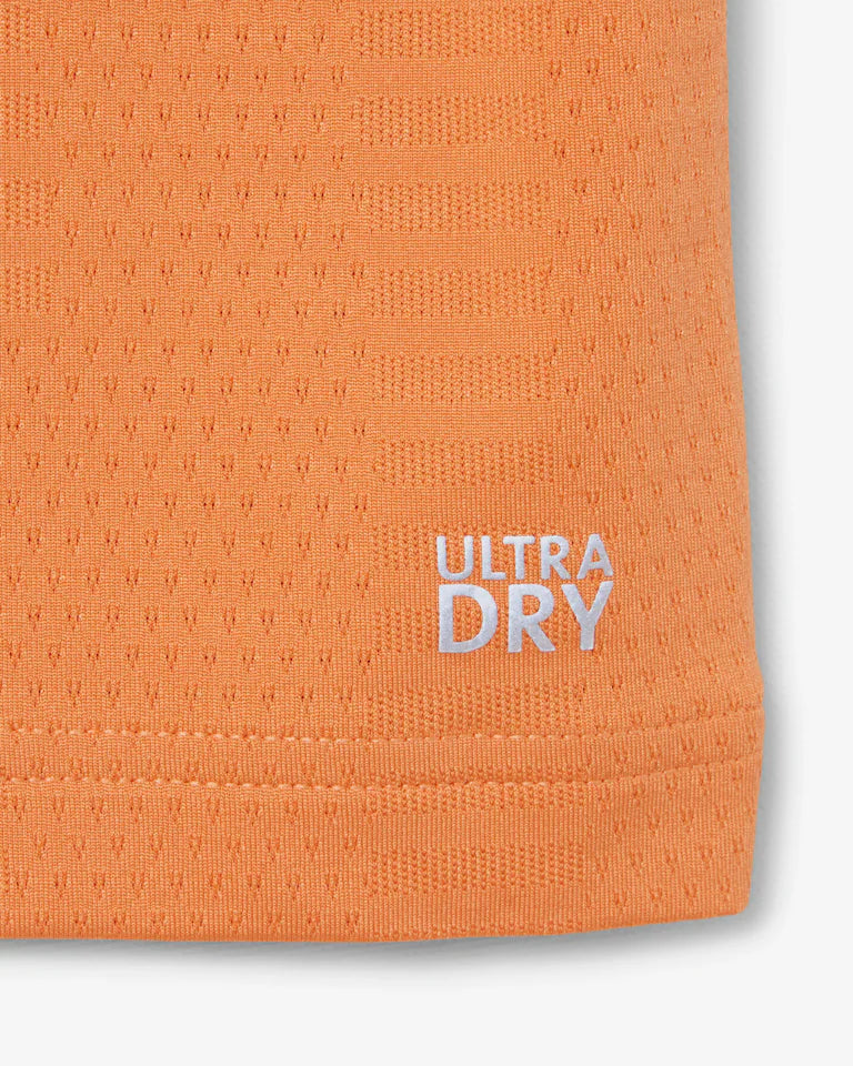 Lacoste Polo Jacquard Ultra-Dry Men - Orange