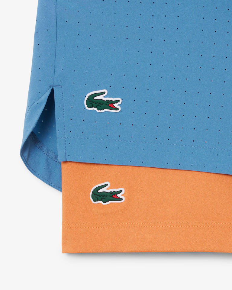 Lacoste Roland Garros Men Shorts - Blue / Orande