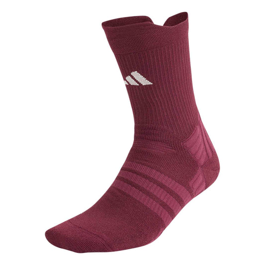 Meias de ténis Adidas Crew - Maroon