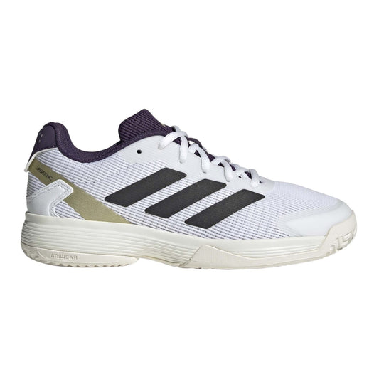 Zapatillas de Tenis Junior Adidas Ubersonic 4 Piso Mixto - Blanco/Negro
