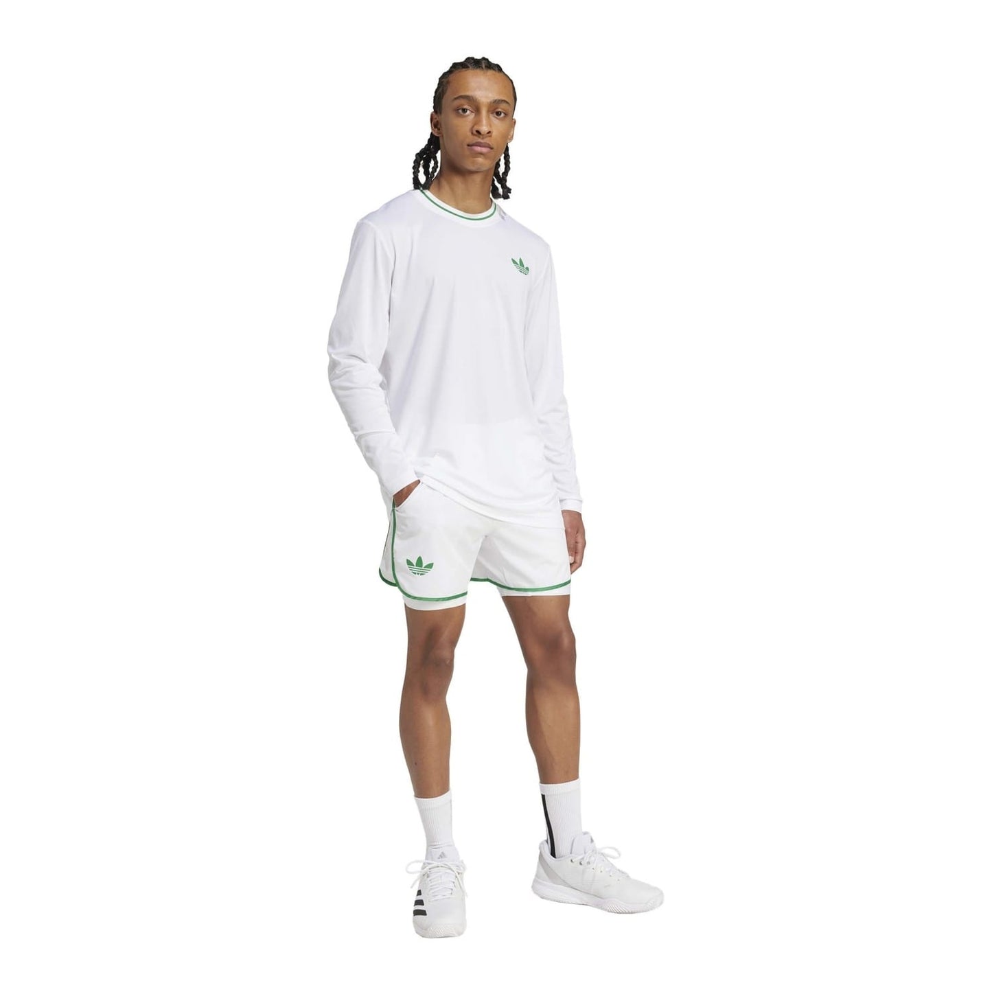 T-shirt Adidas Originals Pro de manga comprida para homem