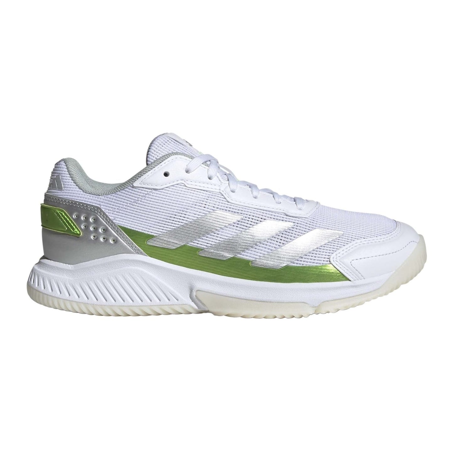 Adidas CourtQuick Women Padel Shoes - White/Green