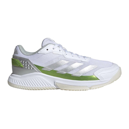 Adidas CourtQuick Women Padel Shoes - White/Green