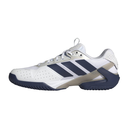Adidas Ubersonic 5 All Court Men Tennis Shoes - White/Dark Blue