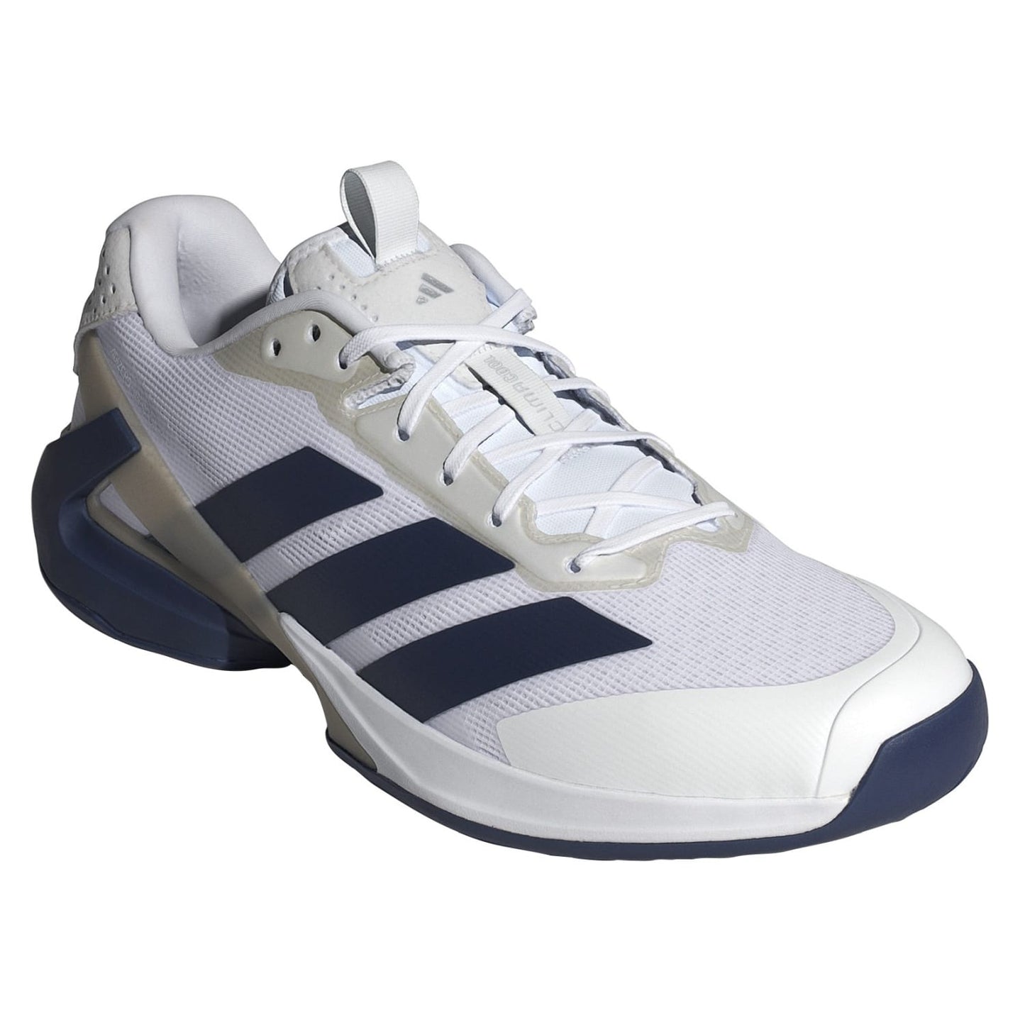 Adidas Ubersonic 5 All Court Men Tennis Shoes - White/Dark Blue