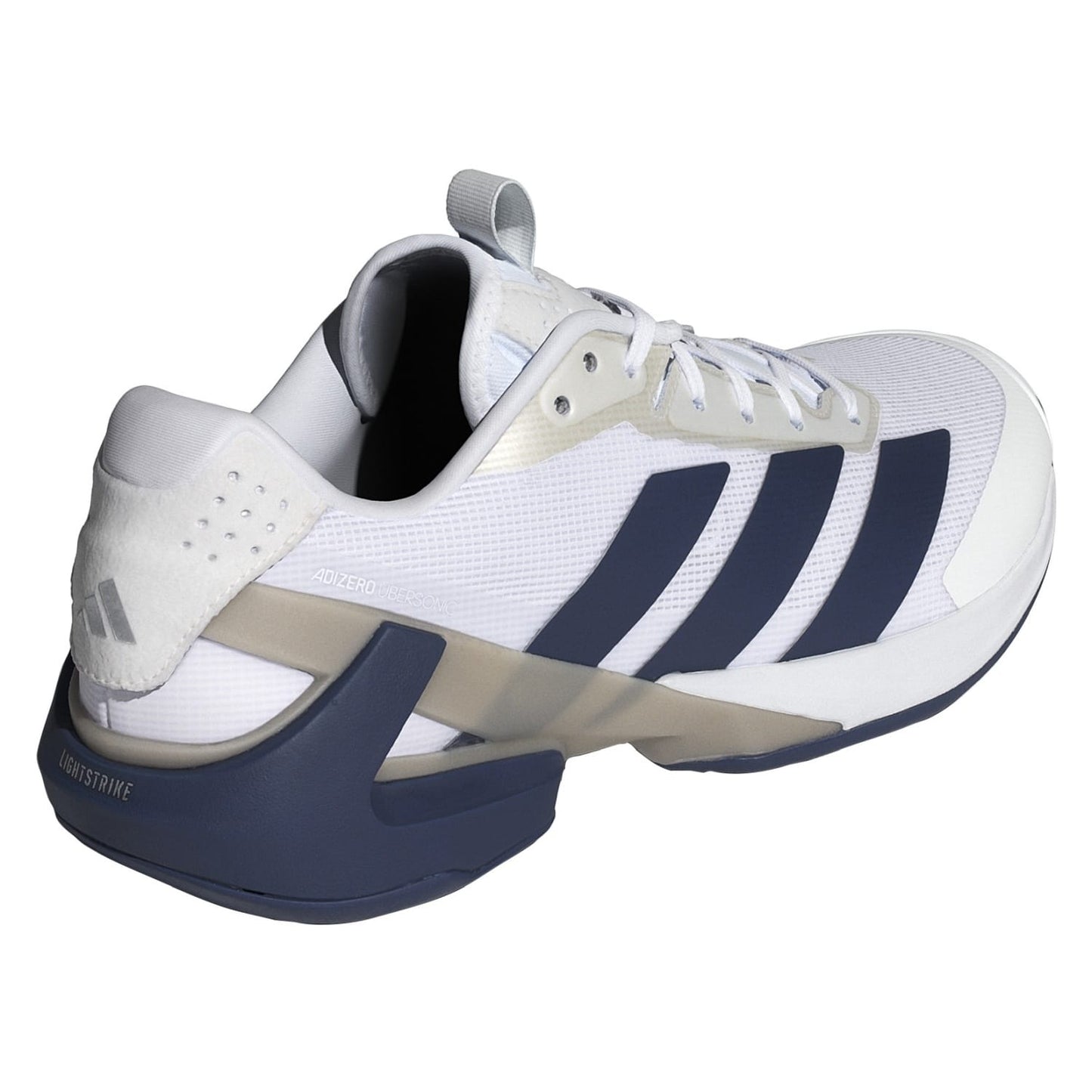 Adidas Ubersonic 5 All Court Men Tennis Shoes - White/Dark Blue