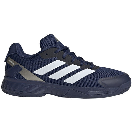 Adidas Ubersonic Junior Tennis Shoes - Dark Blue/White/Black