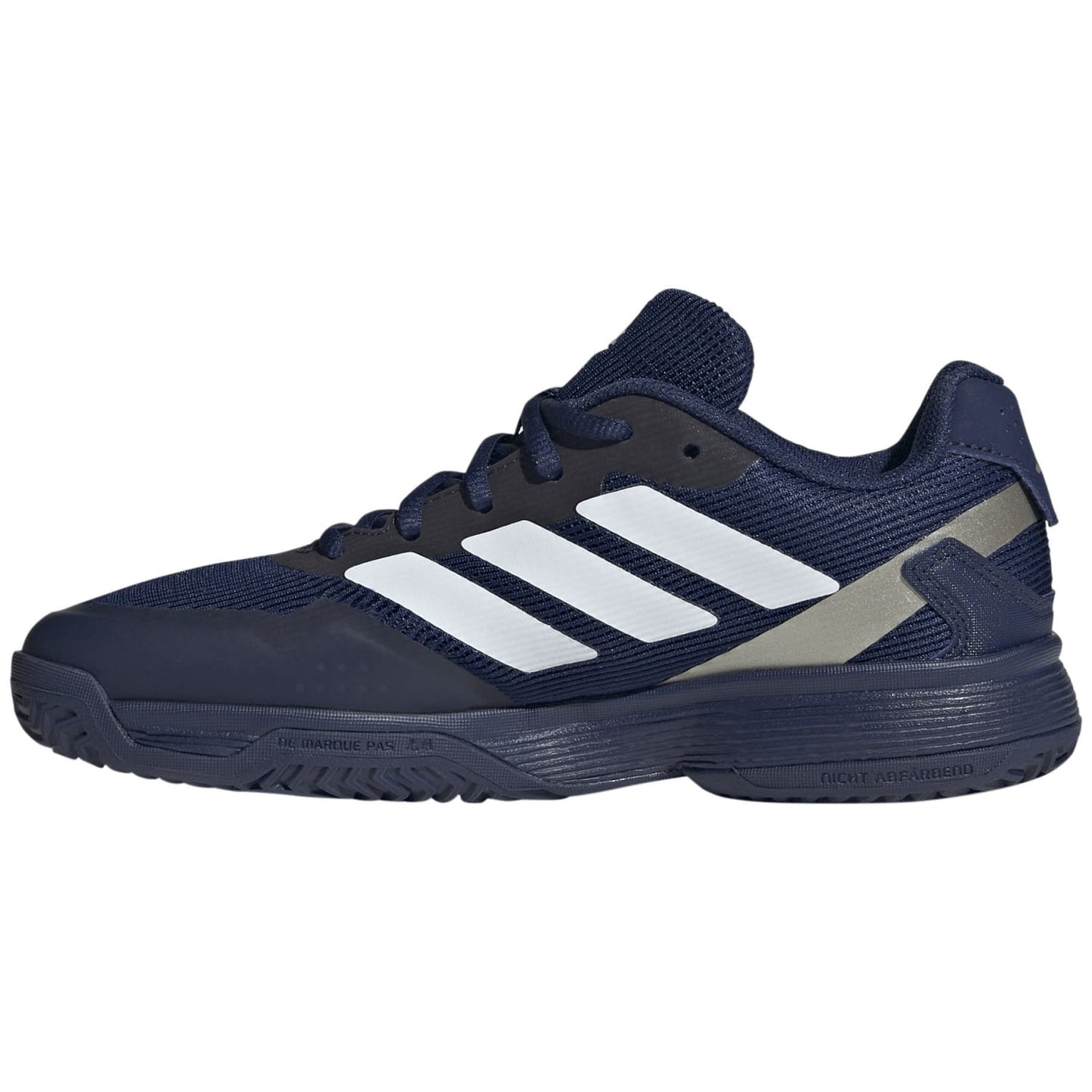 Adidas Ubersonic Junior Tennis Shoes - Dark Blue/White/Black