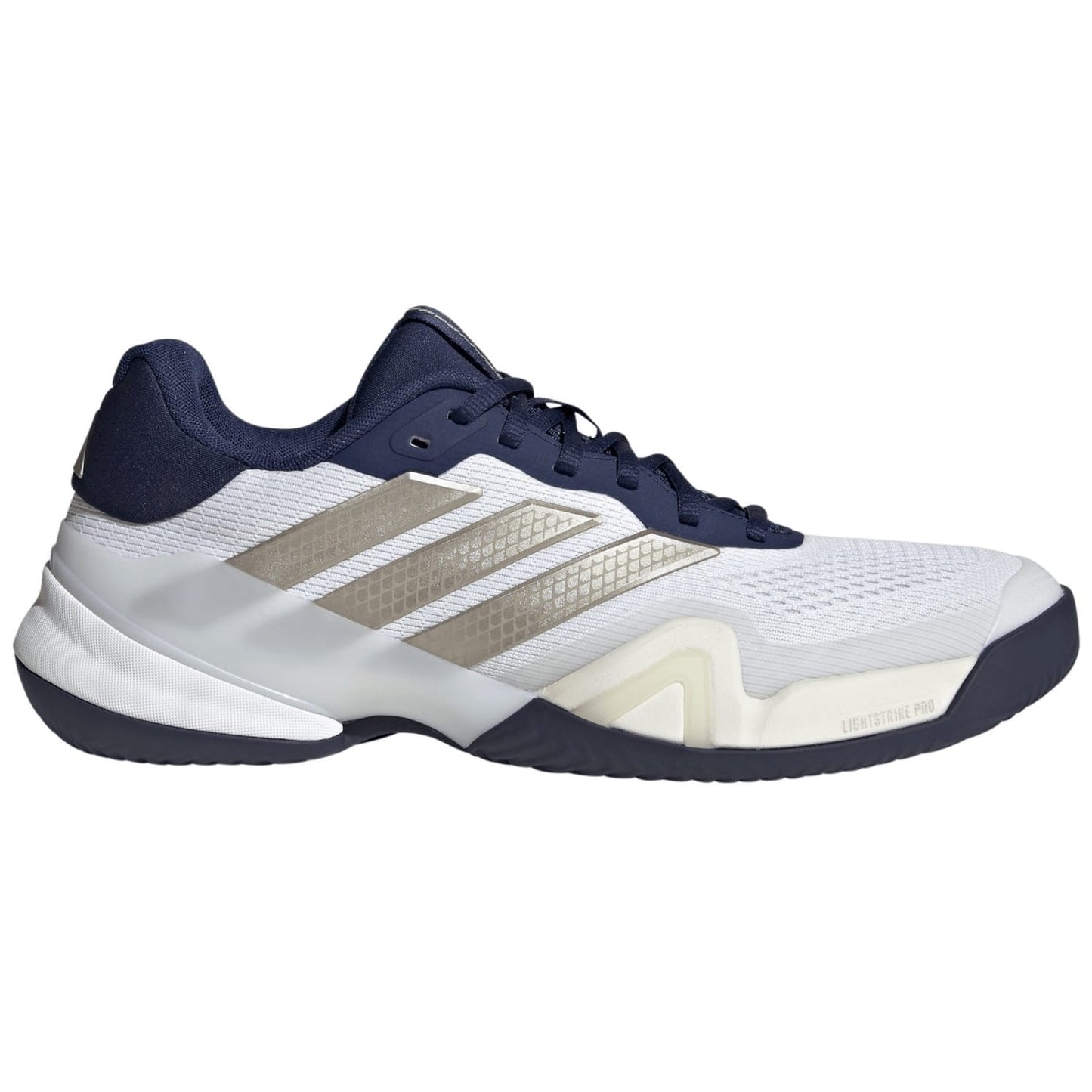 Zapatillas de Tenis Hombre Adidas Barricade 14 Tierra Batida - Blanco/Azul Marino