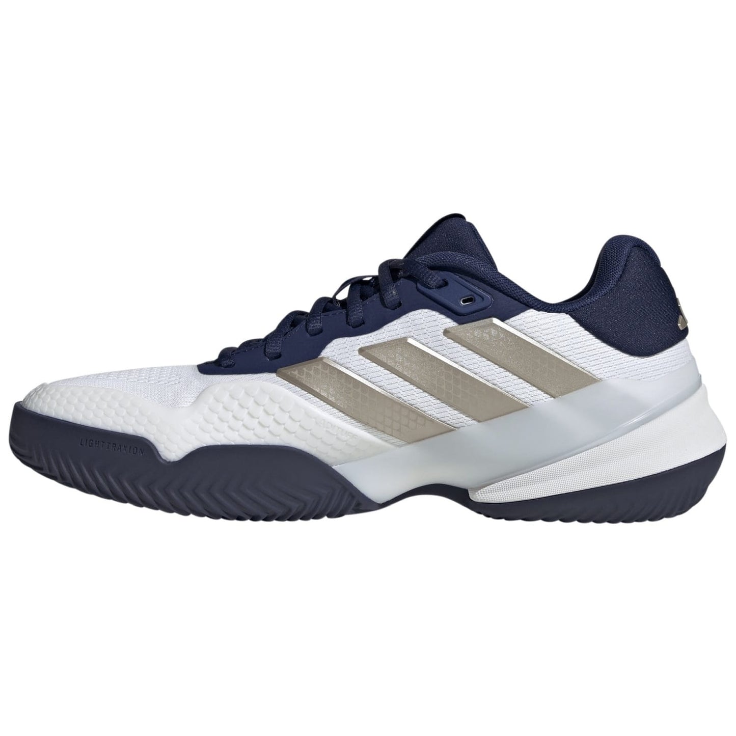 Zapatillas de Tenis Hombre Adidas Barricade 14 Tierra Batida - Blanco/Azul Marino