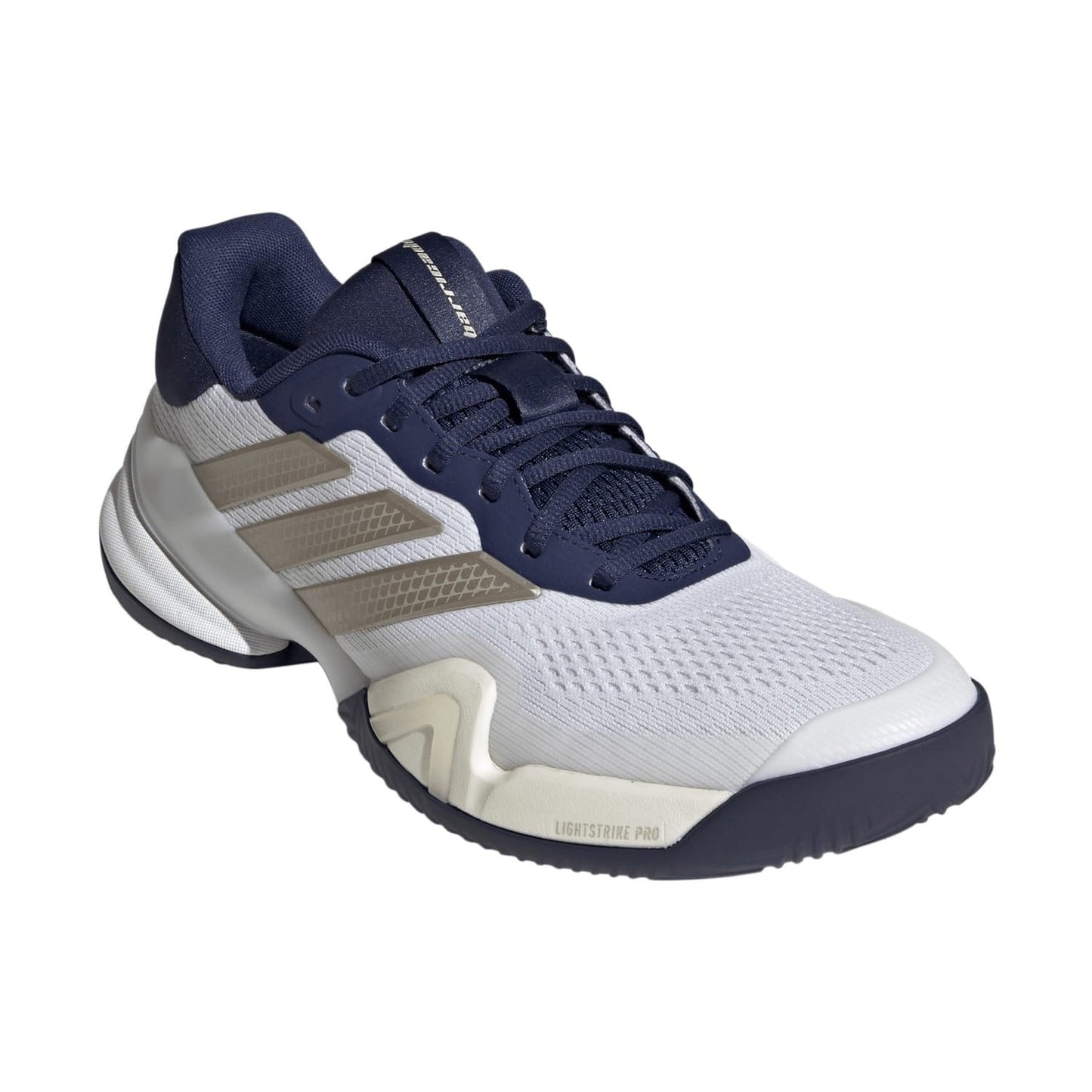 Zapatillas de Tenis Hombre Adidas Barricade 14 Tierra Batida - Blanco/Azul Marino