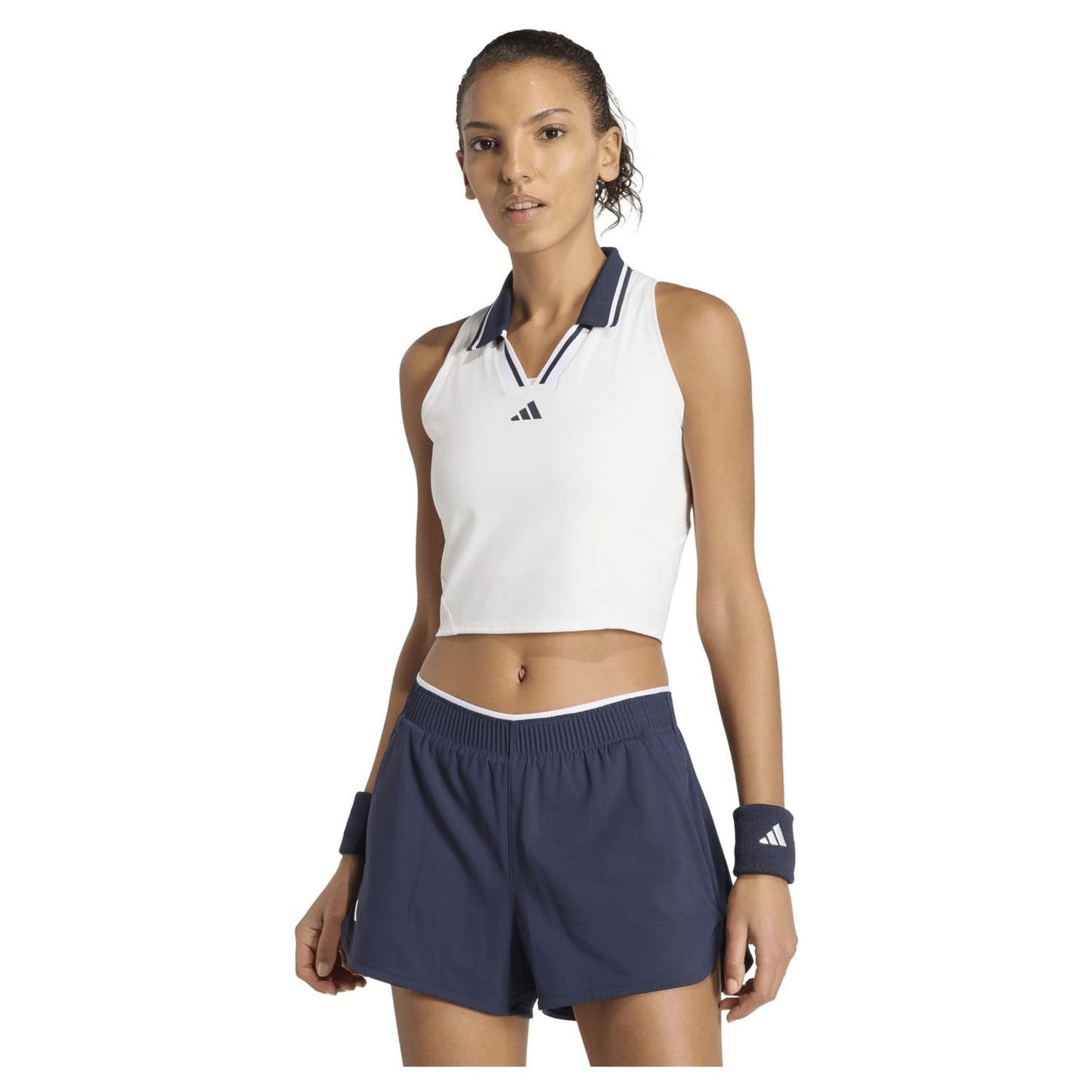 Adidas Crop Tank Pro Women - White