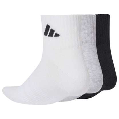 Calcetines de tenis Adidas ESS Crew 3P - Gris/Blanco/Negro
