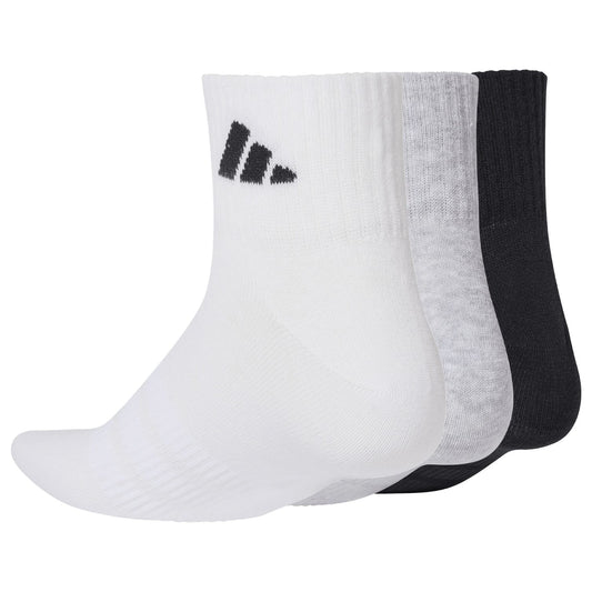 Calcetines de tenis Adidas ESS Crew 3P - Gris/Blanco/Negro