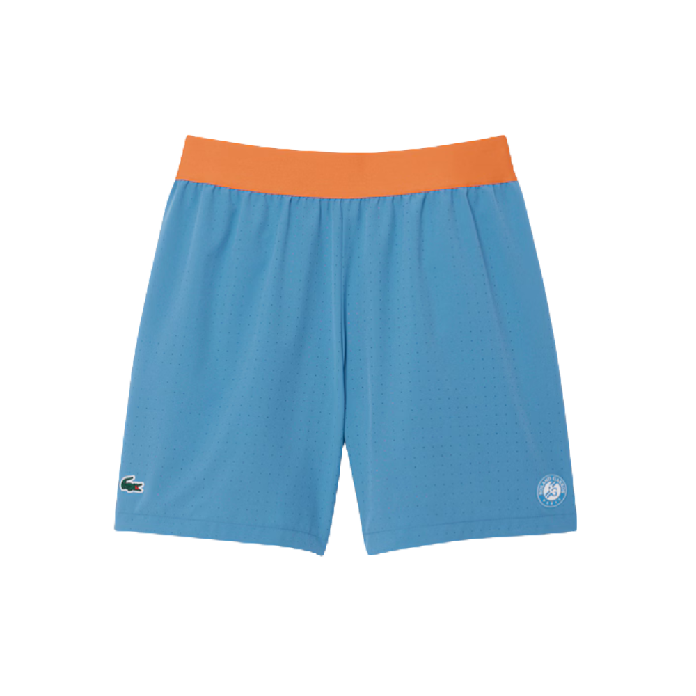 Lacoste Roland Garros Men Shorts - Blue / Orande