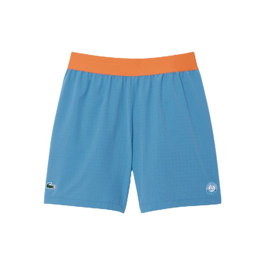 Lacoste Roland Garros Men Shorts - Blue / Orande