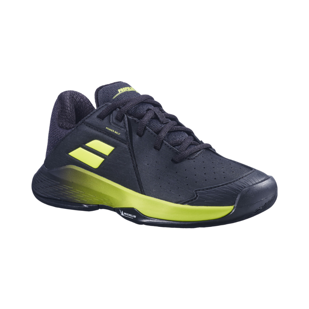 Zapatillas de Tenis Junior Babolat Propulse 3 Piso Mixto - Preto/Aero