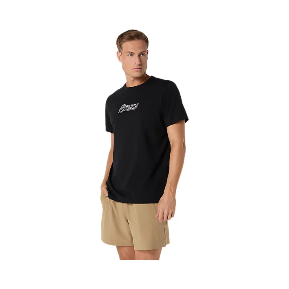 Asics Logo Graphic Men T-Shirt - Performance Black