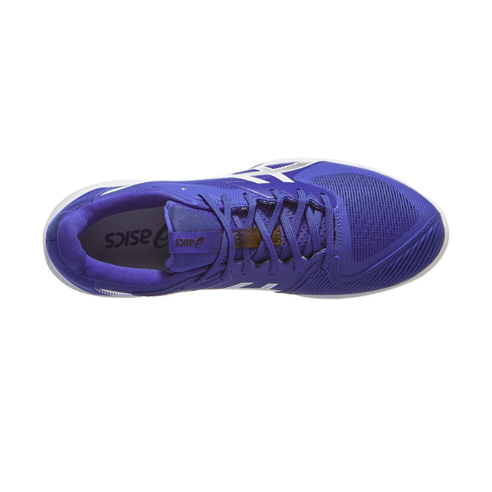 Zapatillas de Tenis Hombre Asics Solution Speed FF 3 Piso Mixto - Blanco/Gris/Morado