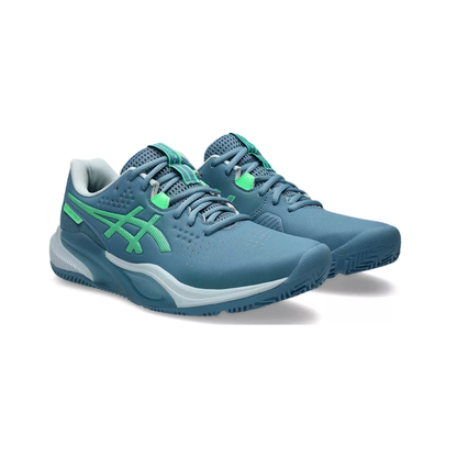 Asics Gel-Challenger 15 Men Padel Shoes - Saba Blue/ Vital Green