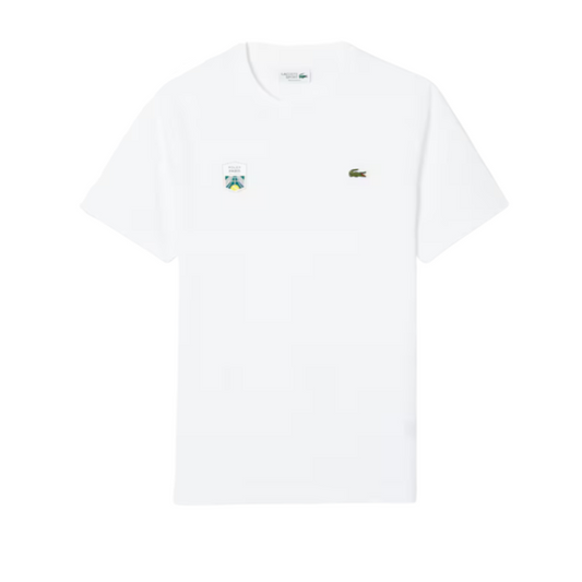 Camiseta Lacoste Rolex Paris Masters - Blanca