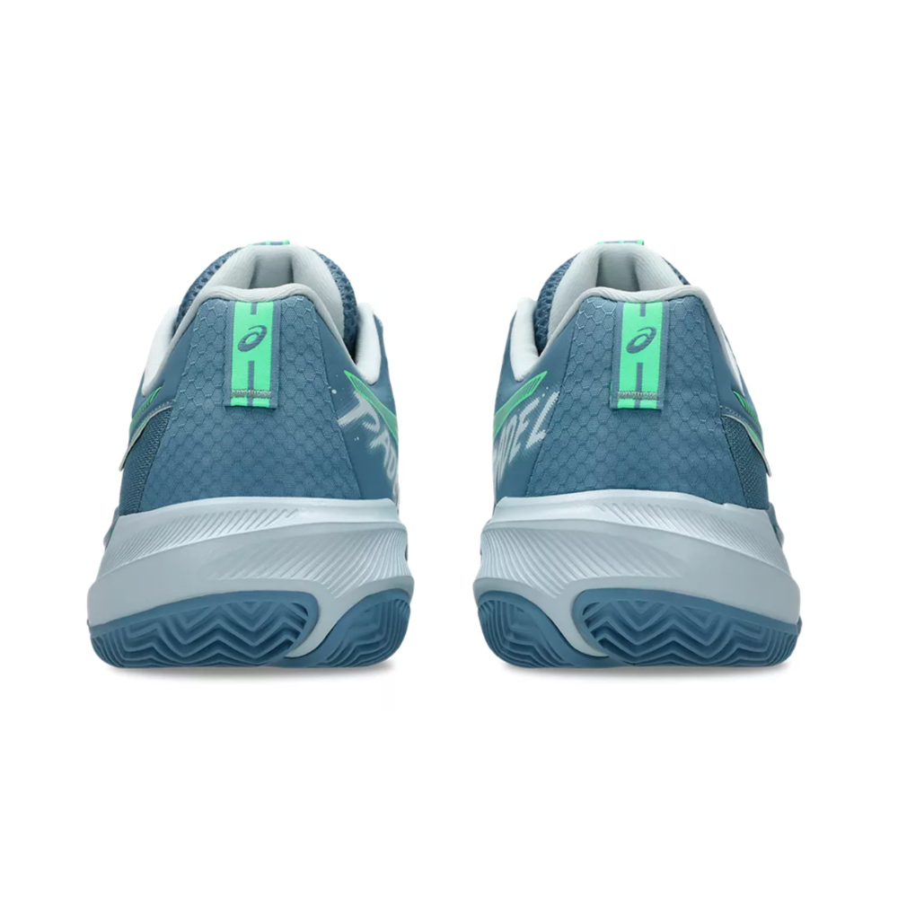 Asics Gel-Challenger 15 Men Padel Shoes - Saba Blue/ Vital Green