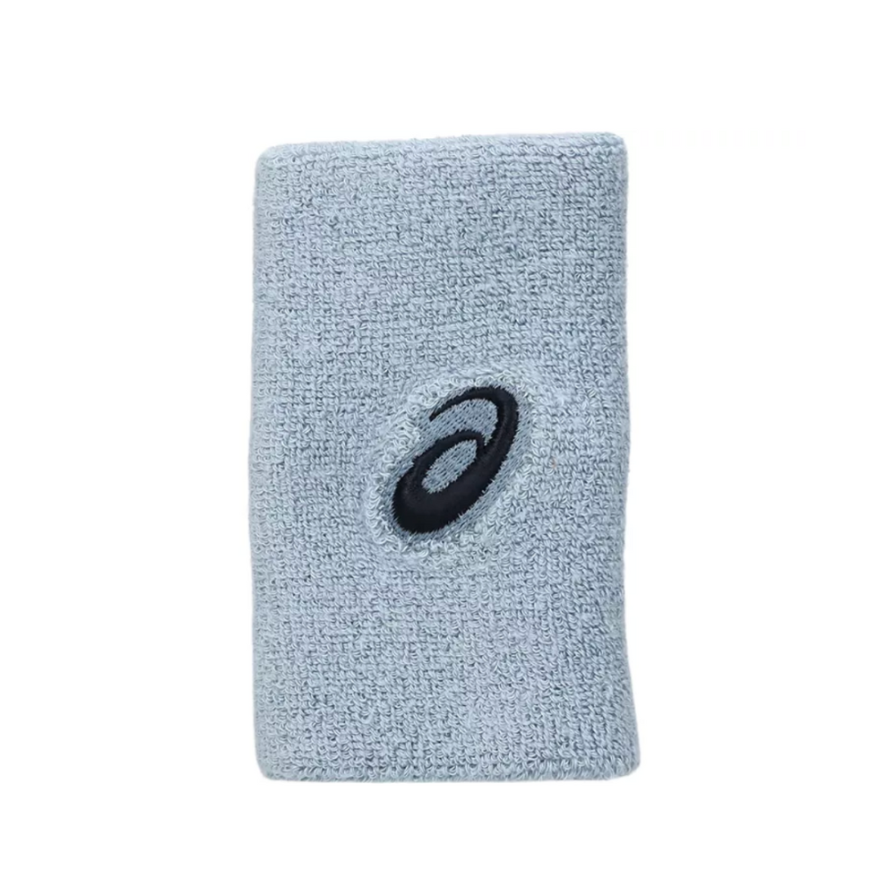 Asics 2-Pack Long Wristband - Grey Blue