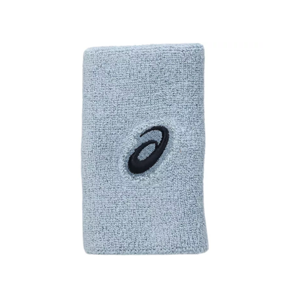 Asics 2-Pack Long Wristband - Grey Blue