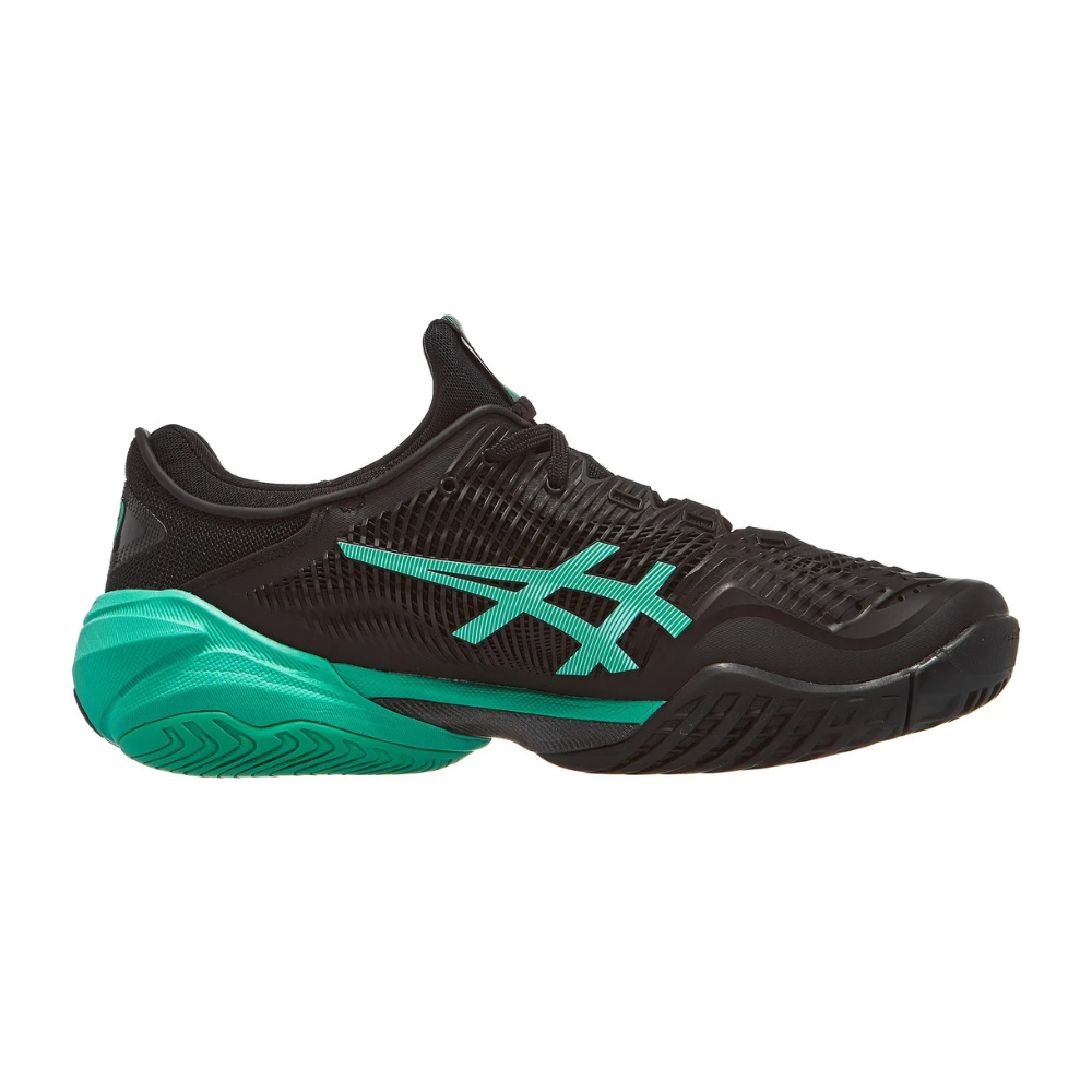 Asics Court FF 3 All Court Men Tennis Shoes - Black/Aurora Green