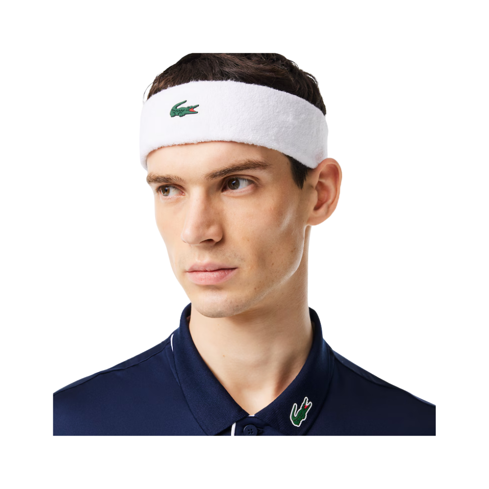 Lacoste Headband - White