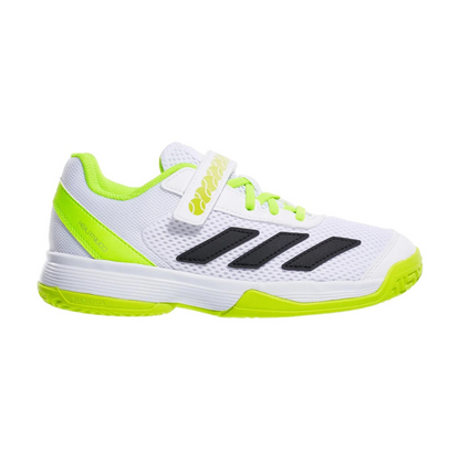 Ténis Adidas Courtflash K Comfort Closure Criança - Branco/Verde
