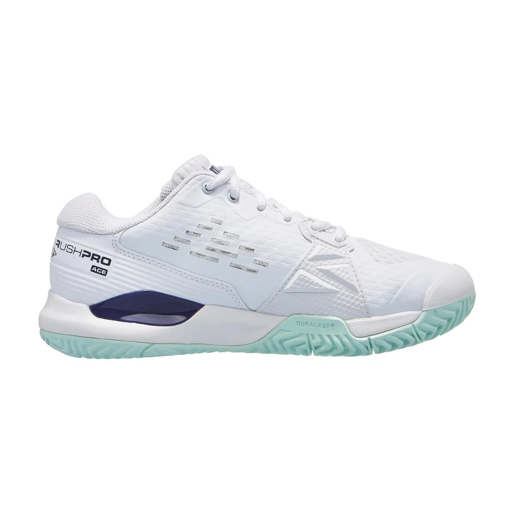 Sapatilhas de Ténis Junior Wilson Rush Pro Ace - Branco/Bay/Azul Skipper