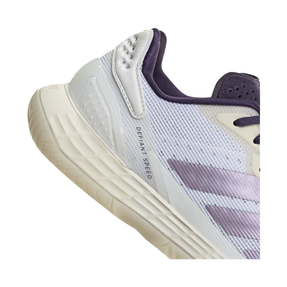 Zapatillas de Tenis Mujer Adidas Defiant Speed 2 Piso Mixto - Blanco