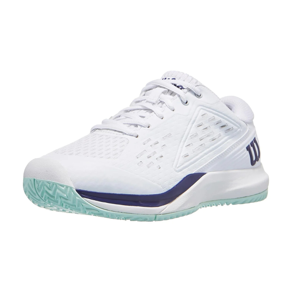 Sapatilhas de Ténis Junior Wilson Rush Pro Ace - Branco/Bay/Azul Skipper