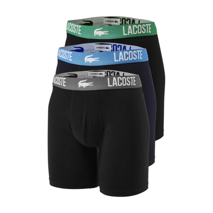 Lacoste 3-Pack Performance Boxers - Black