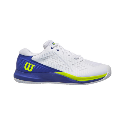 Wilson Rush Pro Ace All Court Tennis Shoes - White/ Amparo Blue