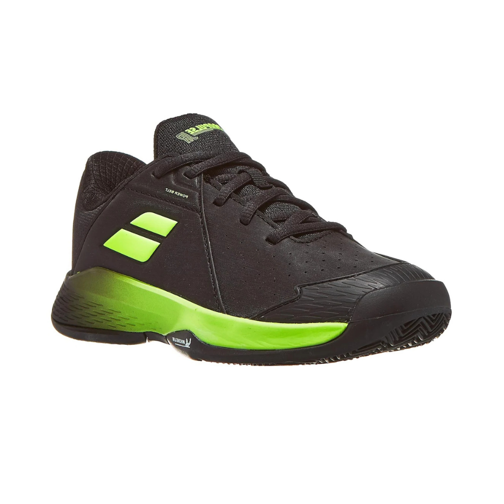 Babolat Propulse 3 Clay Court Junior Tennis Shoes - Black/Aero