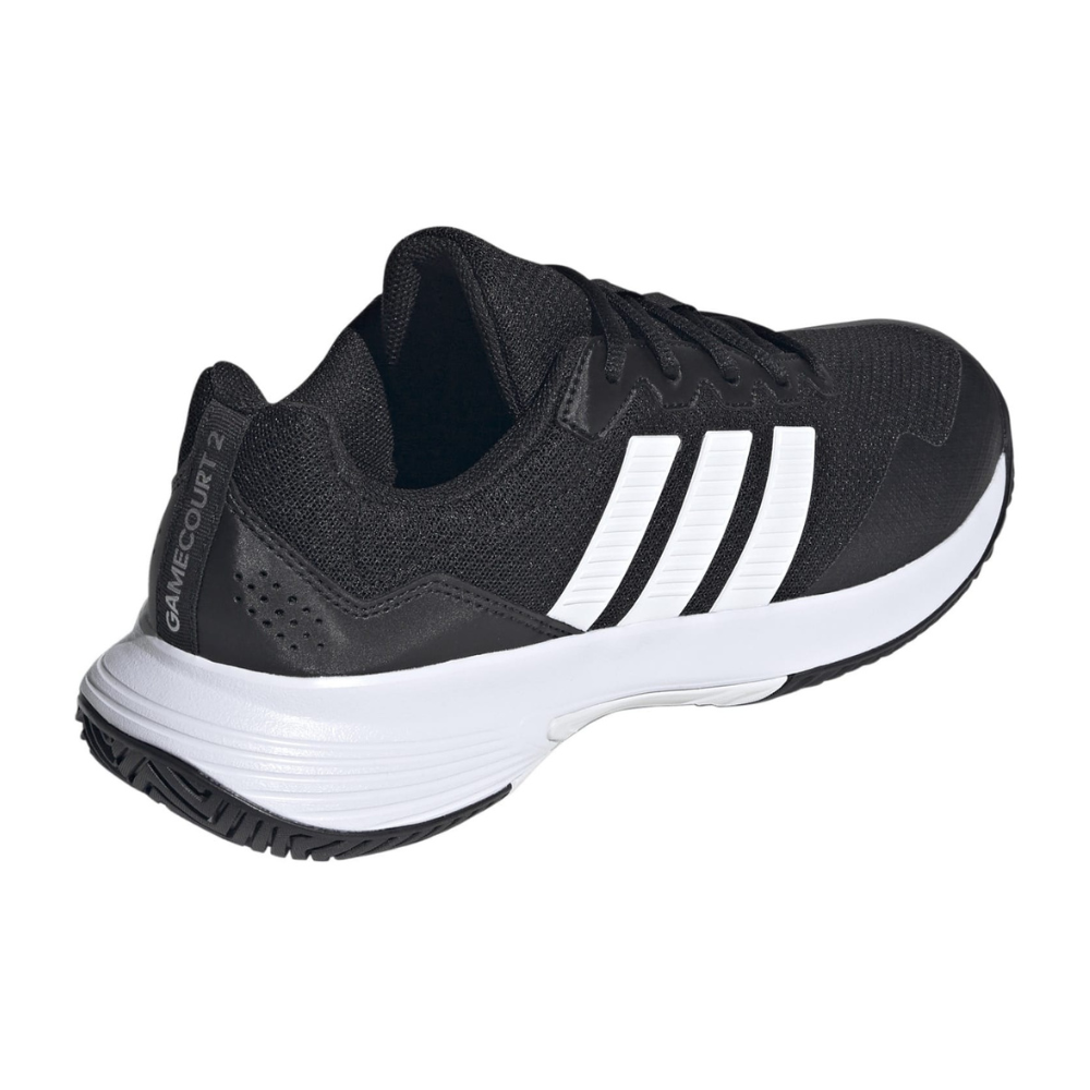 Adidas Gamecourt 2 All Court Men Tennis Shoes - Black/Silver