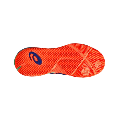Sapatilha de Padel Masculina Asics Gel-Resolution X - Azul/Coral